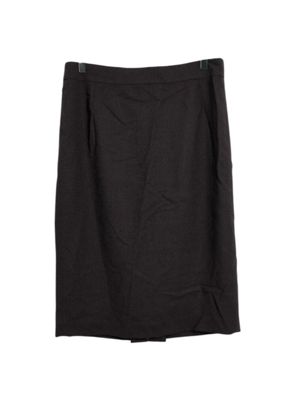 Vintage J Crew 100% Wool Pencil Skirt Womens Size 12 Brown Academia Classic NEW